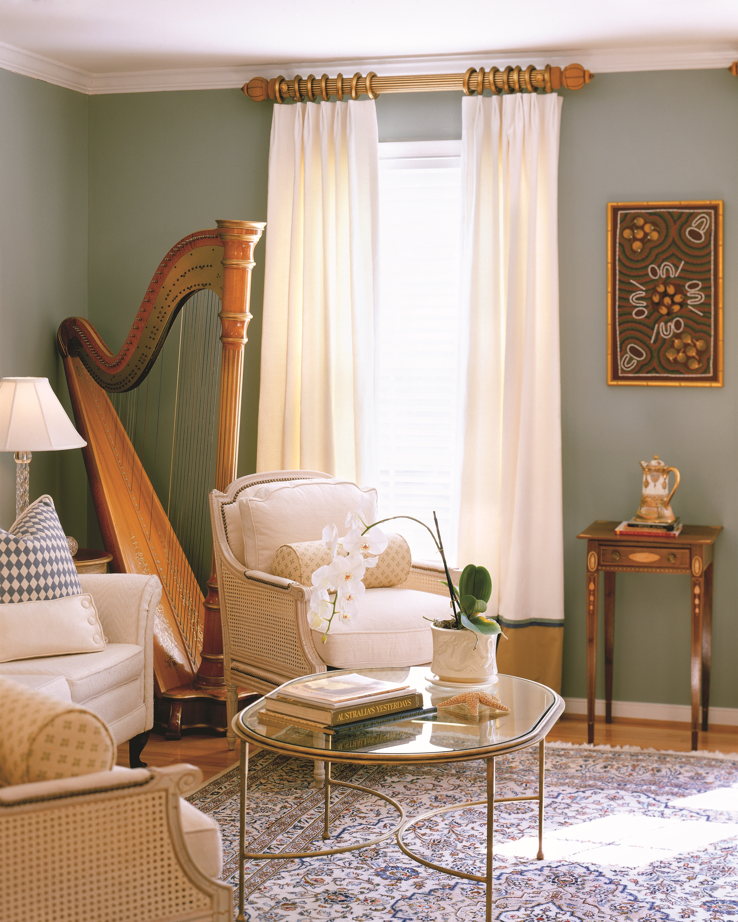 Living rooms designed by Virginia's top interior design studio Margery Wedderburn Interiors